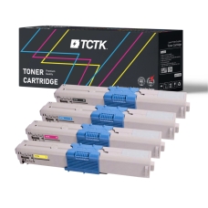 Multipack (4) Tonery CMYK (Azurová/Purpurová/Žlutá/Černá) Kompatibilní s OKI C, MC - Nahrazuje C301 (44973535)
